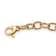 thumbnail image 2 of 14K Yellow Gold necklace Open Link Fancy 18 in 9.7 mm, 2 of 3
