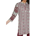 thumbnail image 4 of Moomaya Printed Side Slit Short Kurta Tunic For Women Summer Wear Ladies Kurti, 4 of 5