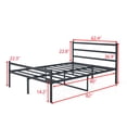 thumbnail image 7 of Iron Metal Bed Frame Concise Style, Iron Platform Bed Frame Metal, Queen Size, 7 of 7