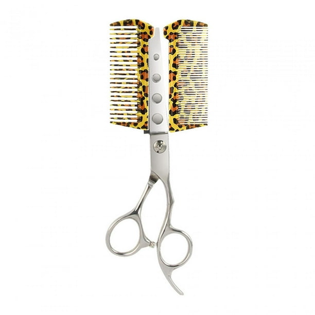 Tijeras de peluquería jinwen tijeras para cortar el pelo con Peine de corte estilo D