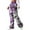 A-Purple, variant on Lovskoo Women's High Waisted Cargo Pants Streetwear Drawstring Baggy Stretchy Pants with Pockets A-Gray