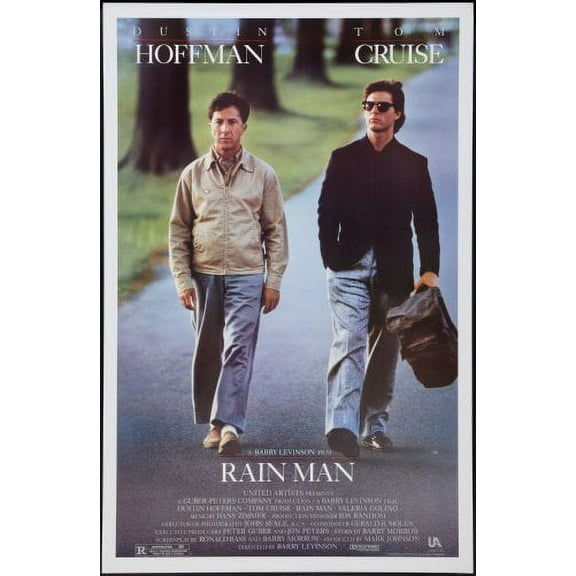 Rainman Movie Poster 16x24 Poster Medium Art Poster 16x24 Unframed, Age: Adults Best Posters