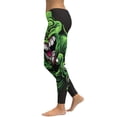 thumbnail image 3 of Slimer Ghostbusters Yoga Pants Women High Waisted Tummy Control Non See-Through Elastic Running Workout Yoga Leggings Pants, 3 of 7