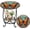 Butterfly B Style, variant on Round Mosaic Side Table for Patio Garden Porch Living Room Bedroom Indoor Outdoor Accent End Plant Coffee Tea Table Butterfly Style 12 Inch