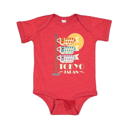 

Inktastic Tokyo Japan Carp Fish Flags Gift Baby Boy or Baby Girl Bodysuit