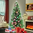 thumbnail image 3 of BELLEZE Artificial Optical Fiber Spruce Holiday Christmas Tree w/ Solid Metal Stand, UL Certified, 3 of 7