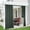 Dark Green, variant on 2 Panels Outdoor Curtains for Patio - Waterproof Blackout Curtains & Drapes Windproof UV Protection for Porch Gazebo Pergola Living Room, 52 inches Wide by 84 inches Long, Biscotti Beige