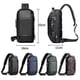 thumbnail image 2 of Men's Crossbody Chest Sling Bag Waterproof Anti-theft Backpack USB Charge Port, 2 of 3