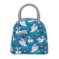 thumbnail image 1 of Fotbe Swan On The Pond Bolsa de Almuerzo con Estampado, Lonchera Aislada, Contenedor de Comida Reutilizable Tipo Cooler a Prueba de Fugas, 1 of 6