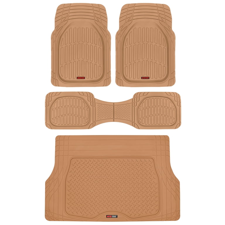 Motor Trend FlexTough 4-Piece Floor Mat Set with Trunk Liner photo 1