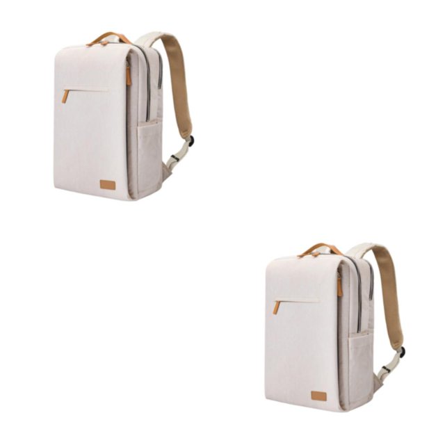 Yuarrent Bolso de viaje moderno y seguro para mujer: mochilas de viaje ligeras y organizadas de gran capacidad para mujer Marrón claro 2Conjunto
