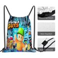 thumbnail image 4 of Stumble Guys Print Drawstring Backpack Sackpack String Bag Cinch Water Resistant Bag for Gym Sport Yoga, 4 of 5