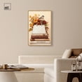 thumbnail image 3 of Little Bird with Fall Flowers Glam Canvas Fashion Art Print by Art Remedy, Gold Frame, 30 x 45, 3 of 7