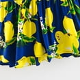 thumbnail image 4 of Girls Holiday Summer Floral Lemon Dress, 4 of 5