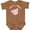 Brown Leopard, variant on Inktastic I'm a Pig Deal Cute Pig Pun Boys or Girls Baby Bodysuit