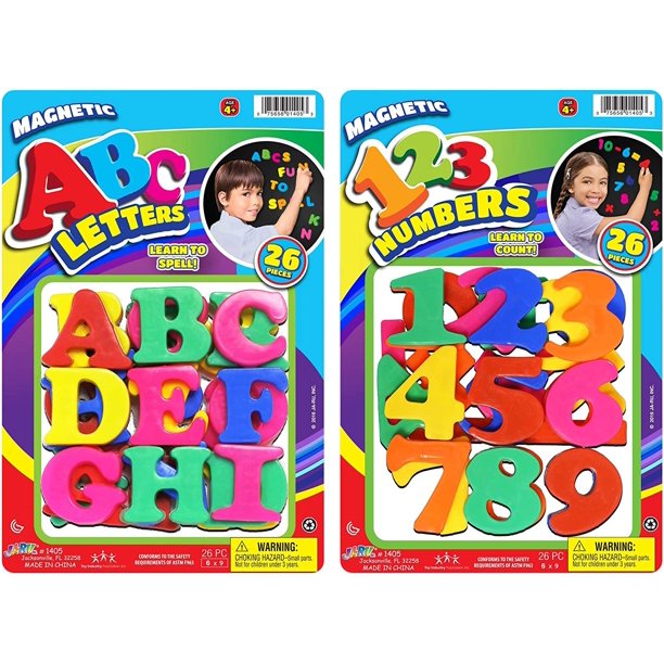 Download Abc Magnetic Letters And Numbers Party Favor Bundle 2 Pack By Ja Ru Learning Letter Best Alphabet Magnet For Refrigerator Fun Spelling Games Toys 1405 2p Walmart Com Walmart Com