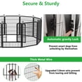 thumbnail image 3 of Txh001 Dog Playpen Outdoor, 48 Panels 32inch Indoor Dog Pen with Doors for Large/Medium/Small Dogs Pet Playpen Outdoor Dog Fence for RV, Camping, Yard, 3 of 7