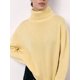 thumbnail image 4 of Jersey de manga larga ajustado para mujer, Tops de cuello alto, jersey básico de punto, suéter multicolor, moda de otoño e invierno, 2024, 4 of 5