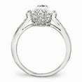 thumbnail image 2 of Cheryl M 925 Sterling Silver Textured CZ Marquise Ring Size: 8; for Adults and Teens; for Women and Men, 2 of 3