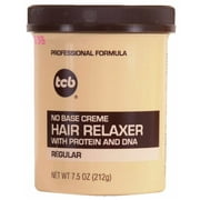 Tcb No Base Creme Hair Relaxer With Protein And DNA Regular, 7.5 Oz.