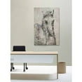 thumbnail image 6 of Marmont Hill "White Grey Horse" by Irena Orlov Painting Print on Wrapped Canvas, 6 of 7
