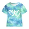 thumbnail image 4 of Toddler Girl Summer Clothes Outfits Kids Cotton Short Sleeve Shirt Shorts Set,Lightweight 6-12 Months 12-24 Months 2t 3t 4t 5t 6t 7t 8t 9t Children 5-6 Years, 4 of 6