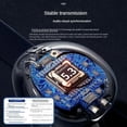 thumbnail image 4 of Auriculares Inalámbricos Bluetooth 5.3 de Conducción Ósea con Clip para la Oreja, Cancelación de Ruido, Llamadas HD, Deportivos, para Juegos, B, 4 of 5