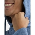 thumbnail image 4 of Athletic Works Men's and Big Men's ButterCore Zip Front Hoodie, Sizes S-3XL, 4 of 5