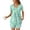 Green, variant on ClodeEU Womens Fashion Printed Pajama Sets ,Henley Neck Short Sleeve Short 2 Piece Summer Sleepwear Gray,Womens Plus L
