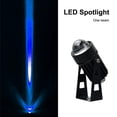 thumbnail image 3 of Foco LED de pared 250LM IP65, resistente al agua, resistente a la intemperie, iluminación de paisaje, fiesta, 180 grados, lámpara giratoria de un haz para barra de jardín, luz azul Sweethay HA011797-05B, 3 of 7