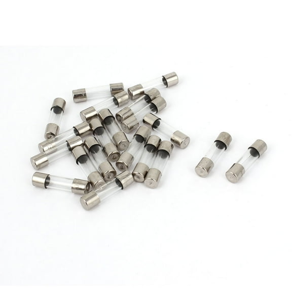 Unique Bargains 20 Pcs 1.5A 250V Quick Fast Blow Glass Tube Fuses 5mm x 20mm F1.5AL250V