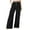 Black, variant on vigerkar Womens Casual Wide Leg Pants High Waisted Button Decor Loose Straight Long Trousers Dressy Palazzo Pant with Pockets Grey, M