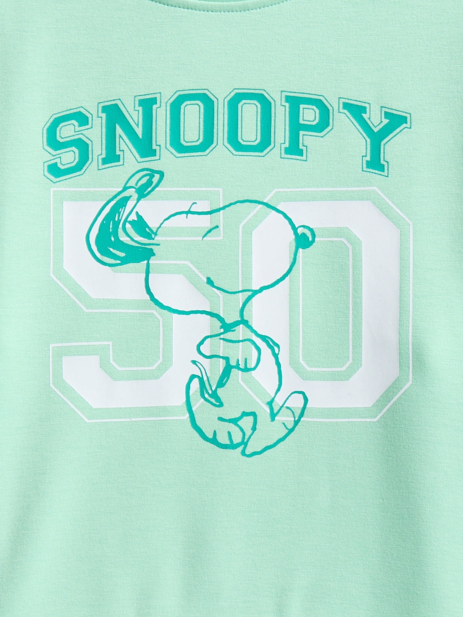 Snoopy Toddler & Big Girls Active Graphic Sweatshirt with Long Sleeves, Sizes 12M-12