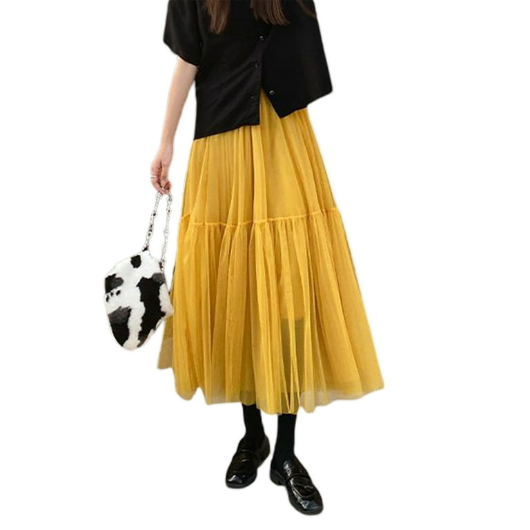 A line swing summer chiffon skirt for women 4450 A line swing summer chiffon skirt for women 4450