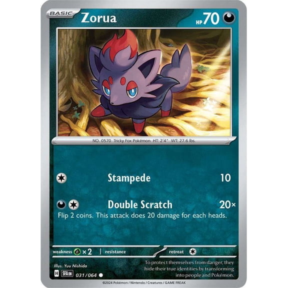 Pokemon Shrouded Fable Common Zorua #31