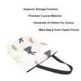 thumbnail image 3 of FORMRS Womens Canvas Tote Bag with Zipper Inner Pocket Shoulder Handbag, Bunnies and Carrots, 3 of 7