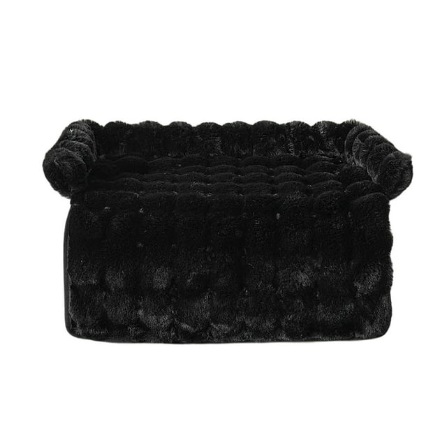 Washable Furniture Protector Mat Cozy Calming Pet Bed for Dogs and Cats Sofa Couch Cover with Soft Fuzzy Blanket