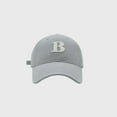 thumbnail image 2 of B Letter Embroidery Baseball Cap Unisex Korean Fashion And Versatile Cap, 2 of 4