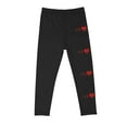 thumbnail image 4 of NAISIBABY Leggings for Girls, Breathable Strech High Elastic Waist Casual Outerwear Workout Tight Pants Black 3-4T, 4 of 5