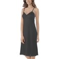 thumbnail image 2 of Vanity Fair Womens Rosette Lace Full Slip, 40-24 Length, Midnight Black, 2 of 7