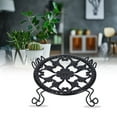 thumbnail image 4 of Flower Pot Stand, Plant Pot Holder Wrought Iron Elegant Durable Plant Riser  For Living Room For Office For Balcony, 4 of 8