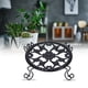 thumbnail image 1 of Soporte para plantas de metal ANGGREK negro hierro forjado, 1 of 8