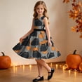 thumbnail image 4 of Piuwrlz Kids Cos Perform Dresses for Girls Halloween Party Dress Orange Size 13 Years, 4 of 9