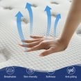 Vantto Full Mattress, 10 Inch Memory Foam Hybrid Mattress, Individual