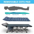 thumbnail image 6 of NAIZEA Folding Cots Bed for Adults ,Outdoor Camping Cot with Pearl Mattress & Carry Bag, 6 of 11