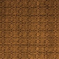 thumbnail image 1 of Ahgly Company Indoor Square Abstract Orange Modern Area Rugs, 8' Square, 1 of 4