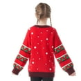 thumbnail image 3 of Joyfy Light up Ugly Christmas Sweater for Kids,Funny LED Reindeer Christmas Sweater for Girls Boys,Holiday Sweater, 3 of 9