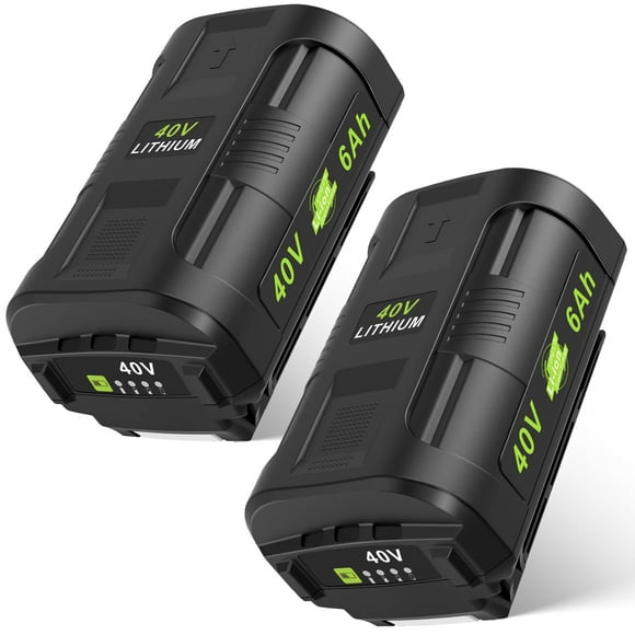 Batería ARyee 40V 6.0Ah de ion de litio para Ryobi OP4060 OP4050A