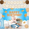 thumbnail image 6 of Milk and Cookies 1st Birthday Party Decorations Cookie Milk Backdrop Banner Cake Topper Balloons for Boys Cookie Milk First Birthday Party Supplies, 6 of 7