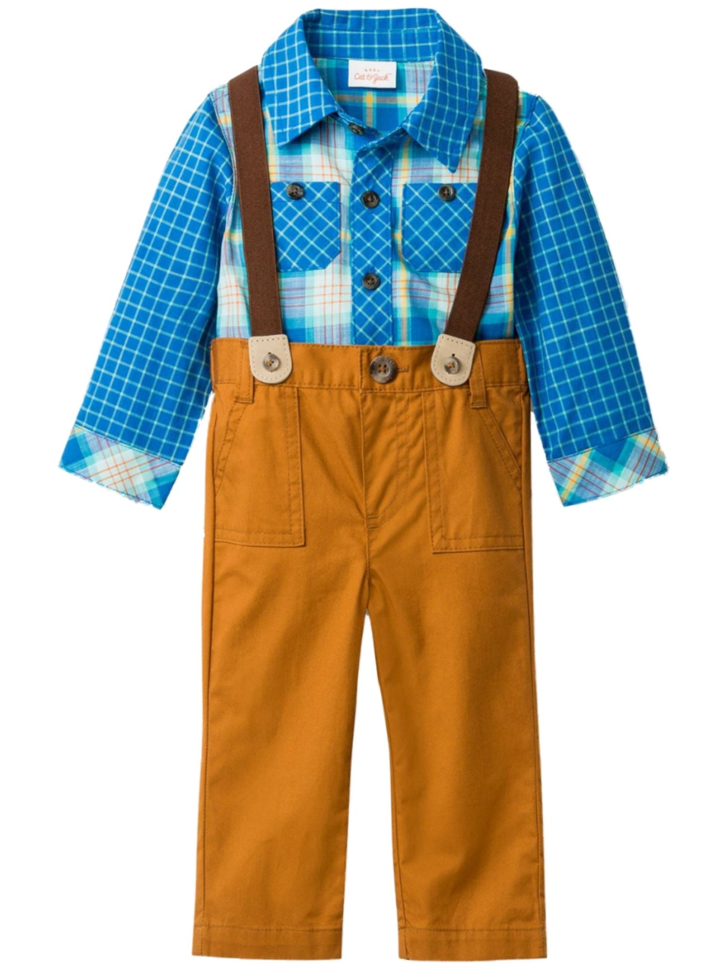 Cat and jack suspender outfit sales
